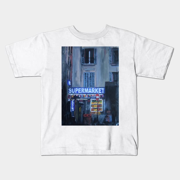 Montmartre, Paris, France Kids T-Shirt by golan22may